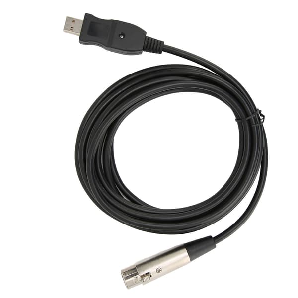 USB XLR Mikrofon Adapter Kabel Audio Interface til Musikindspilning Karaoke