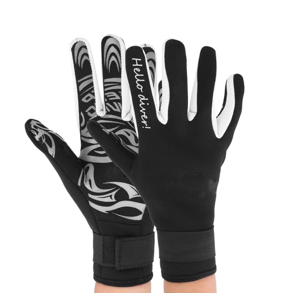 2mm Neopren Dykarhandskar Varma Svarta Storlek L