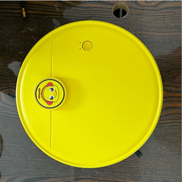 Little Yellow Ducks nya intelligenta soprobot Helautomatisk liten hushållsdammsugare Uppladdningsbar multifunktionell sopmaskin (gul)