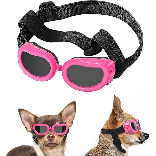 Hundetilbehør, justerbare stropper til små hunde (pink)