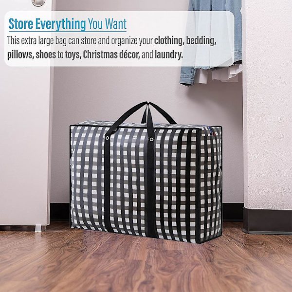 Quilt Opbevaringspose Stor Kapacitet Vandtæt Fugtsikker Moving Packing Bag XL style1