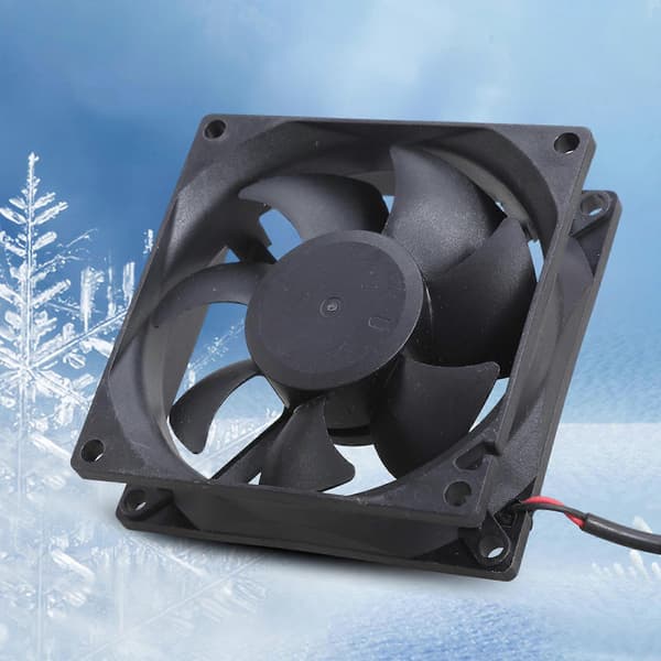 Stille 5V USB blæser med høj luftstrøm til 3D-printer PC CPU 80x80x25mm Flerfarvet Multicolor