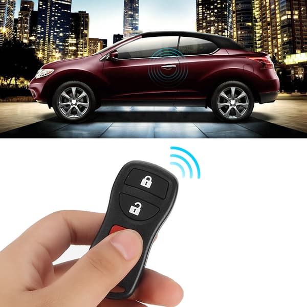 3-knapps nyckellös bilfjärrkontroll för Nissan Armada Murano Pathfinder Versa KBRASTU15