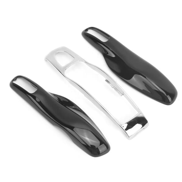Porsche 911 Panamera Macan Boxster Nøgle Cover Etui Sort Sølv