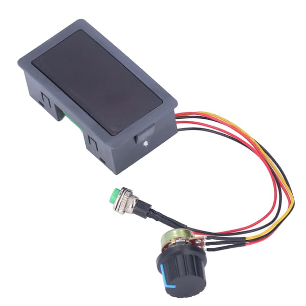 Digital Display PWM DC Motor Hastighetskontroller Trinnløs Bryter 0.56 Tommers LED