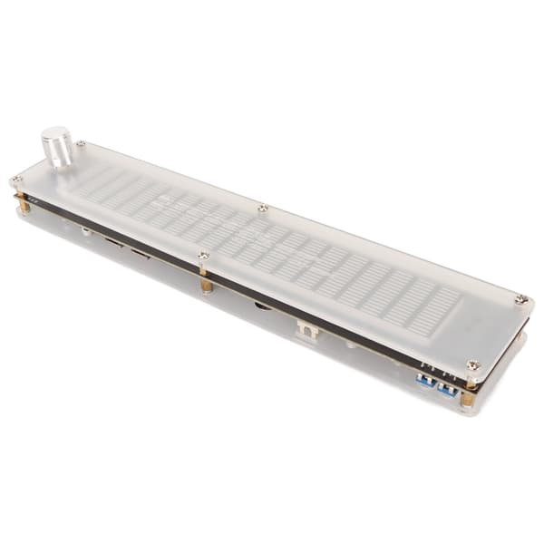 Dubbelkanal DSP 15 Band Digital Equalizer Röstaktiverad Pickup Rytmljus Akrylfodral