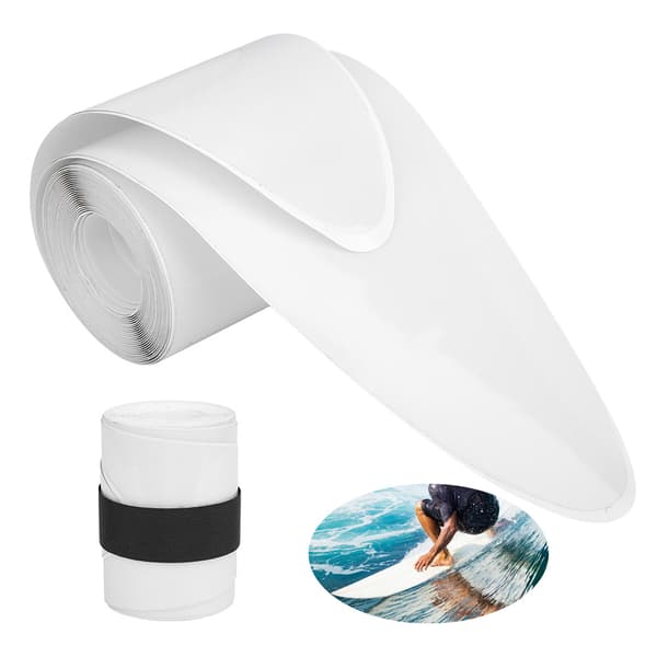 2 st PVC Stand Up Paddle Board Rail Surfbräda Kant Skyddstejp Surfing Tillbehör Transparent