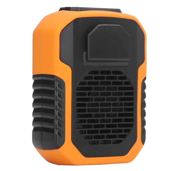 Mini USB Genopladelig Clip Fan 6000mAh 5V 2A 3 Hastighed Bærbar Orange Arbejdsventilator