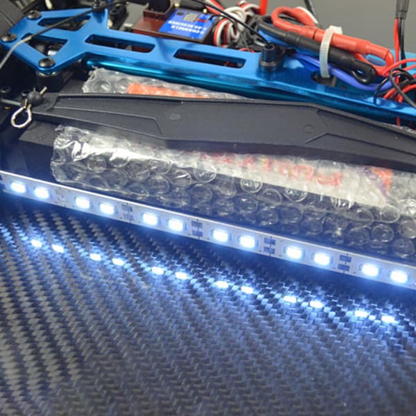LED Strip Light til 1/10 1/8 RC Bil Crawler Buggy - 24 LED'er, 6V