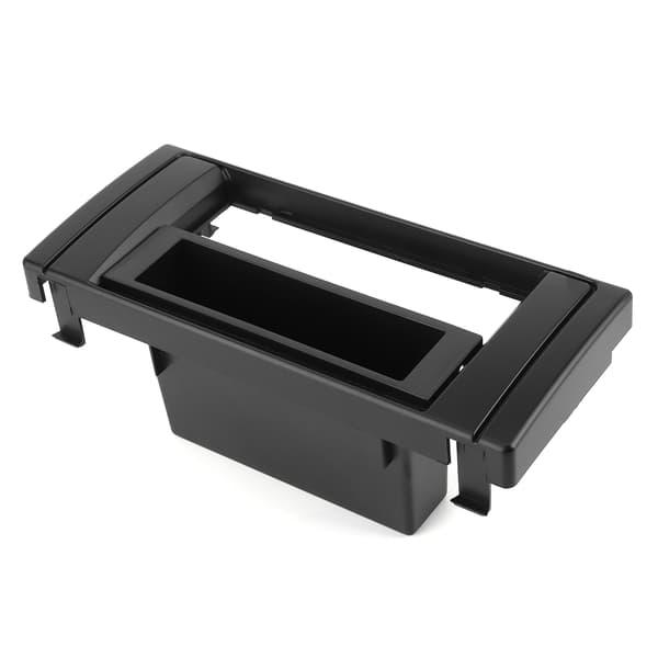 1 Din Stereo Radio Fascia Dash Panel Ram Interiörtillbehör Passar för 5-serien E39 X5 E53