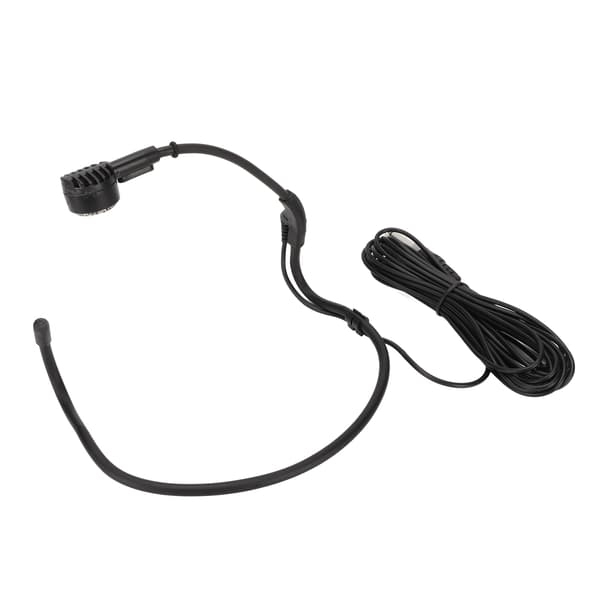 6,35 mm Ergonomisk Dynamisk 5 m Trådbundet Headset Mikrofon för Karaoke Högtalare Förstärkare Undervisning