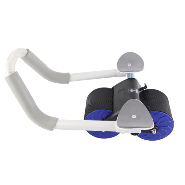 Blå Automatisk Rebound Maghjul med Armbågsstöd, Core Styrketräning, Smart Display