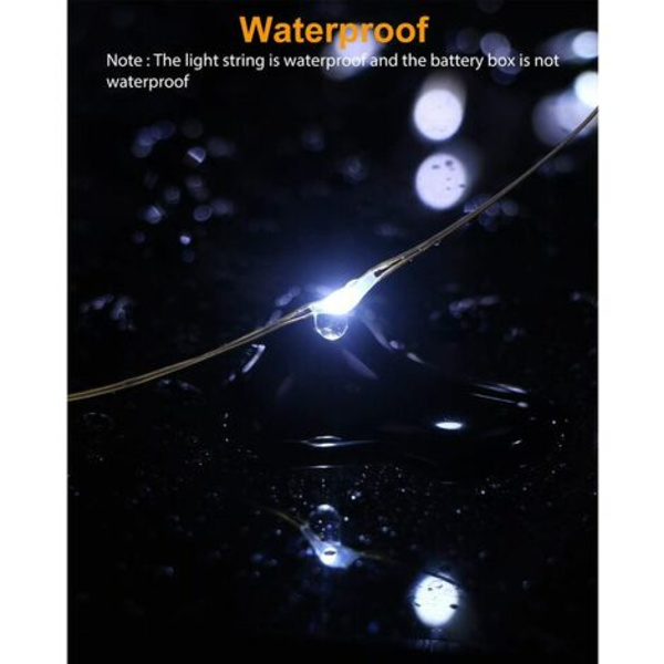 Fairy Lights, 5M 50LED String Lights Batteridriven Mini Led Indoor String Lights Dekoration för Sovrum Jul Ons