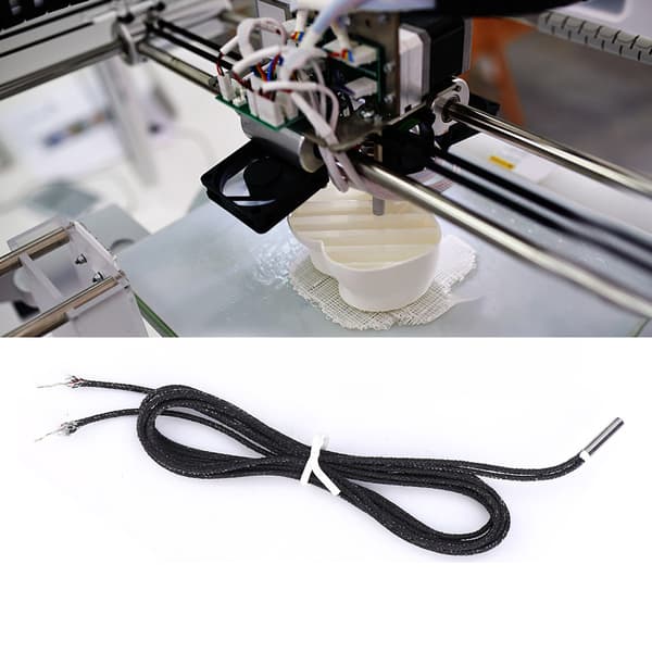 PT1000 550BW PT100 Temperatursensor Probe Platinum Termisk Motstand for 3D-printer