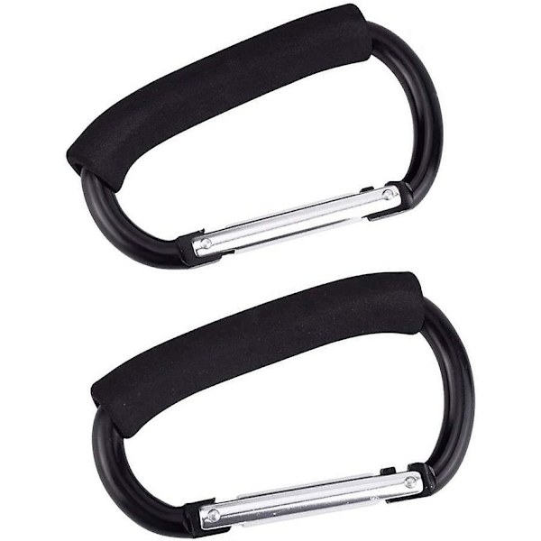 Matväska Shoppingväska Hållare Handtag Bärverktyg Multi Snap Hook Barnvagn Krok Set Organizer Tillbehör med mjukt skumgrepp för upphängning, P