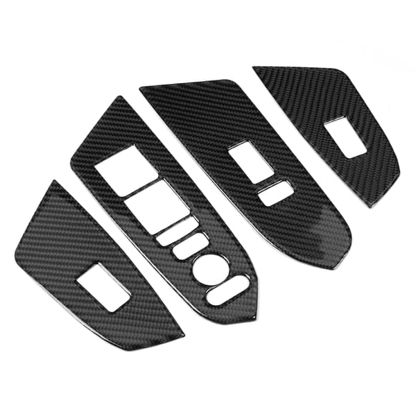 4 stk. Bilskiftpanel Trim i Kulfiber til Honda CRV 2016-2019