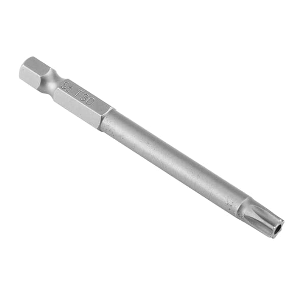 Magnetisk Sikkerheds Stjerne Skruetrækker Bits Sæt 7 stk S2 Stål 1/4 Tomme Hex Skaft 75mm T8 til T30