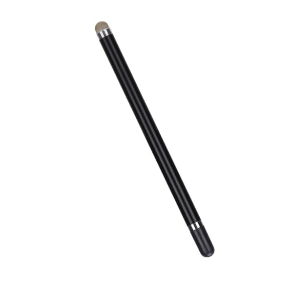 Bløde, lydløse fiberstift-penne til touchscreen-tablets, sort
