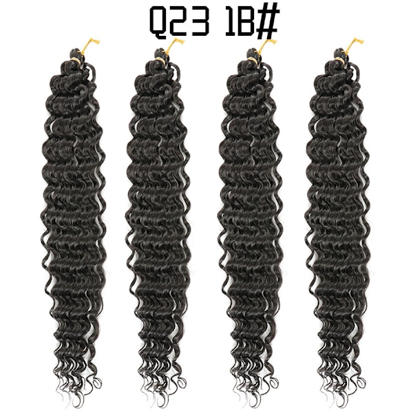 3PCS Medium Syntetisk Hår Flette