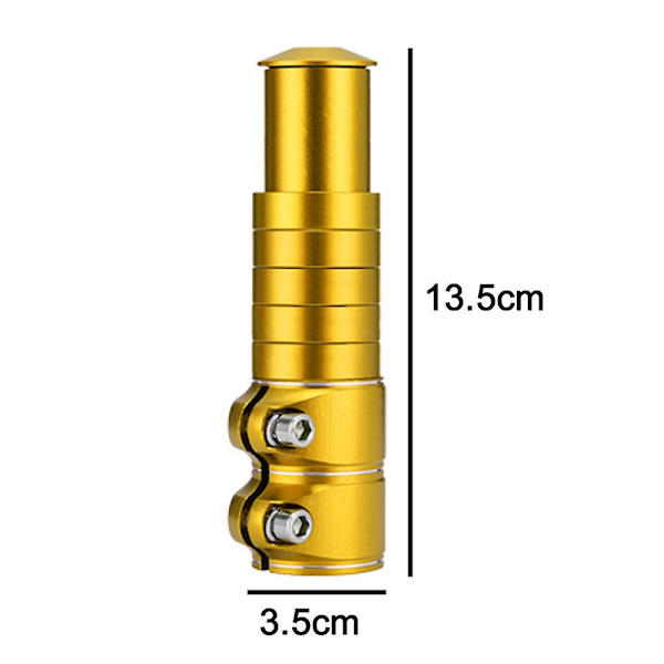 Cykelgaffelstamförlängare, adapter för cykelstyre, Head Up-adapter i aluminiumlegering, för mountainbike, landsvägscykel, Mtb