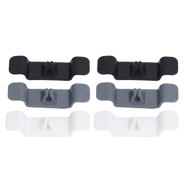 6-pak Silikone Køkken Kabel Organizer Multipurpose Ledningsholder