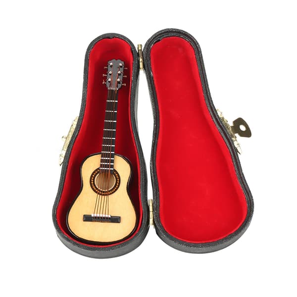Mini tre-gitarmodell - Miniatyr musikkunst for hjemmet