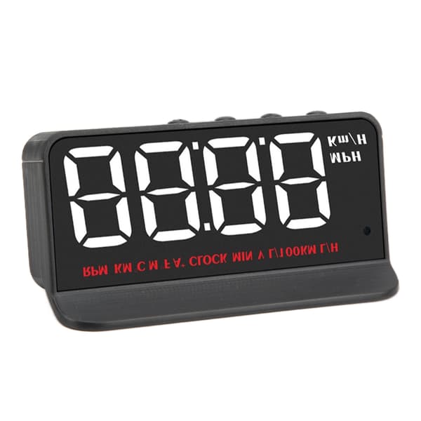 Bil LED HUD OBD Head Up Display Spänning Bränsleförbrukning Display Överhastighetsvarning Alarm