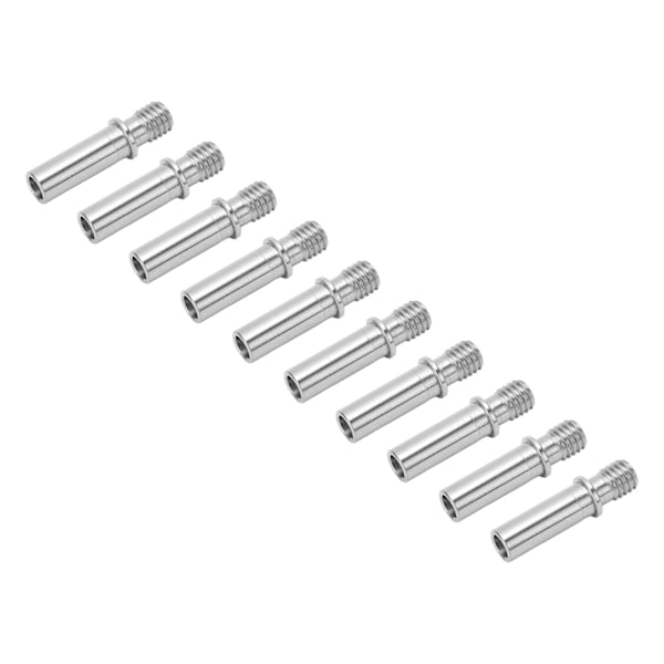 10 stk M6 Hotend-rør - Direkte tilkobling, slitesterke rustfrie stål 3D-skriver Hot End-rør for i3 Mega