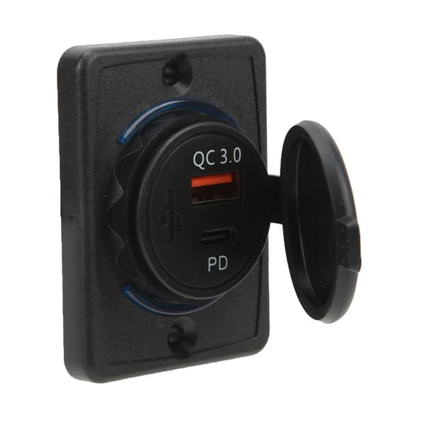 18W PD QC3.0 USB Hurtigoplader Universal 12 24V Input til Campingvogn Elektrisk Udstyr