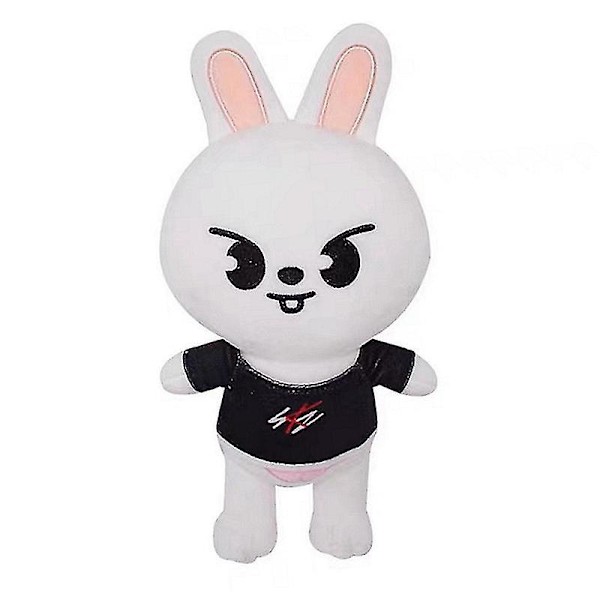 20 cm Skzoo Stray Kids plyschleksak Leeknow Hyunjin Doll A White Rabbit