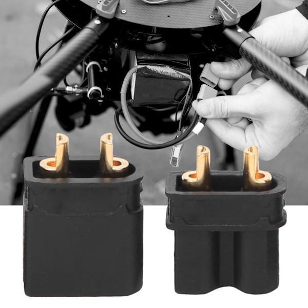 XT30 Drone Batteristik 10-pak 30A Han Hun Stikforbindelse Adapter