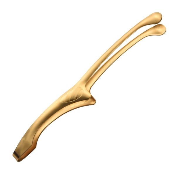 BBQ Tongs 304 rustfrit stål BBQ Tongs (10 tommer Golden Round Head Tongs)