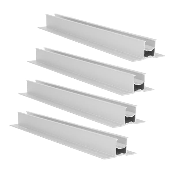 Monteringsbrakett for solcellepanel i aluminiumslegering, robust PV-monteringssystem