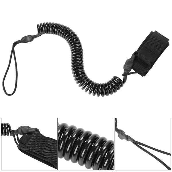 TPU Surfing Coiled Cord Surfbräda Koppel Fotlina Paddleboard