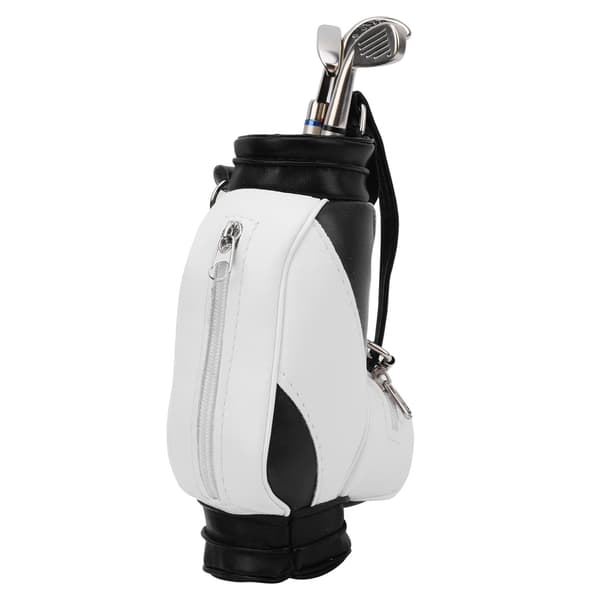 Desktop Golf Putter Pen Holder Sort Hvid Golf Gave til Spillere