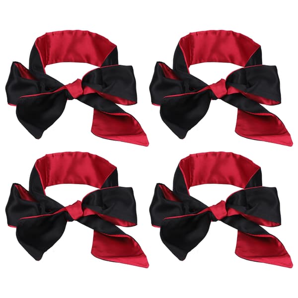 Silkeøye maske sett for Valentinsdag - 4 stykker, 150 cm