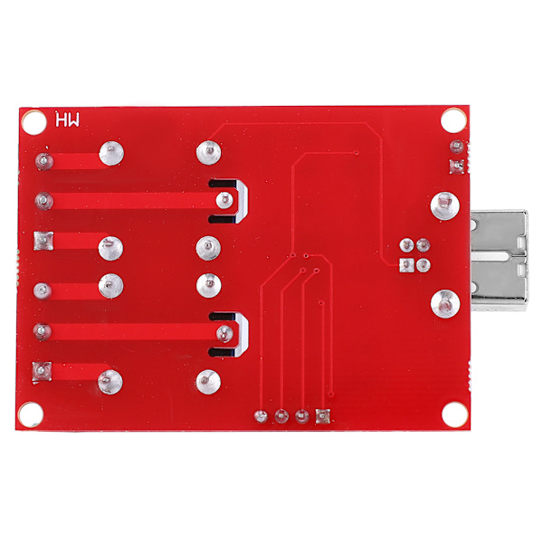 5V 2-kanals USB-relämodul för PC-dator Smart kontroll
