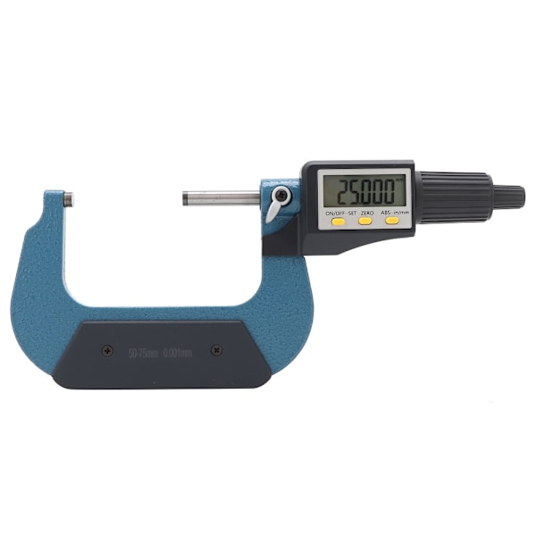 Digital skærmmikrometer 0,001 mm opløsning 50 til 75 mm