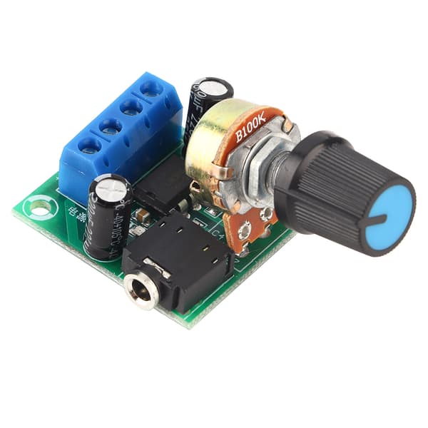 LM386 Super Mini Forsterkerkort 3V til 12V Effektforsterker