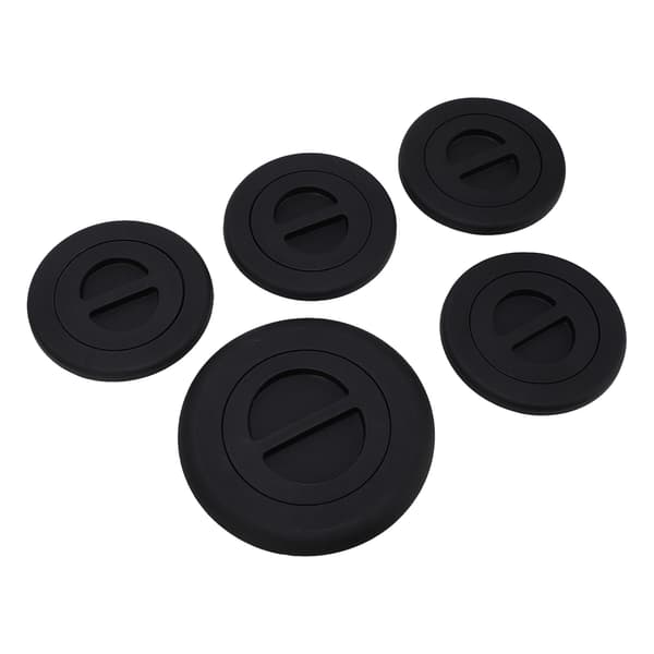 5 stk 5. hjuls sengepluggdeksel 68225506AA erstatning for Dodge Ram 1500 2500 3500 2014-2019