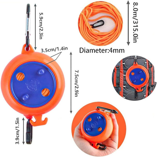 Bärbar campingklädstreck Justerbar klädstreck Reseklädstreck Utomhusklädstreck Elastisk klädstreck Infällbar klädstreck för resor