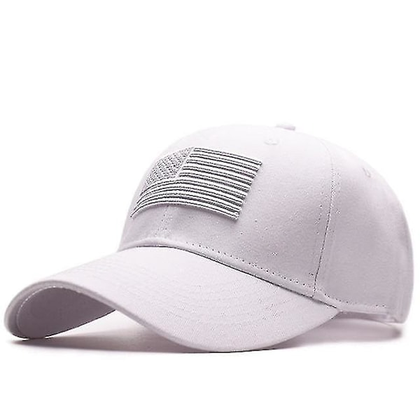 Snapback Usa Flag Unisex baseball cap White