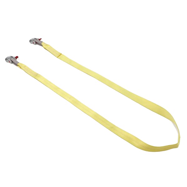 Tauingstropper 13227lbs Bruddstyrke 4m Bergingstropp med D-ring Shakl for Biler SUV Gule