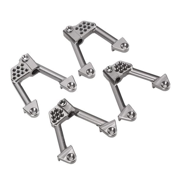 Støtdempermontering foran og bak i aluminiumslegering til Axial SCX10 II RC-bil