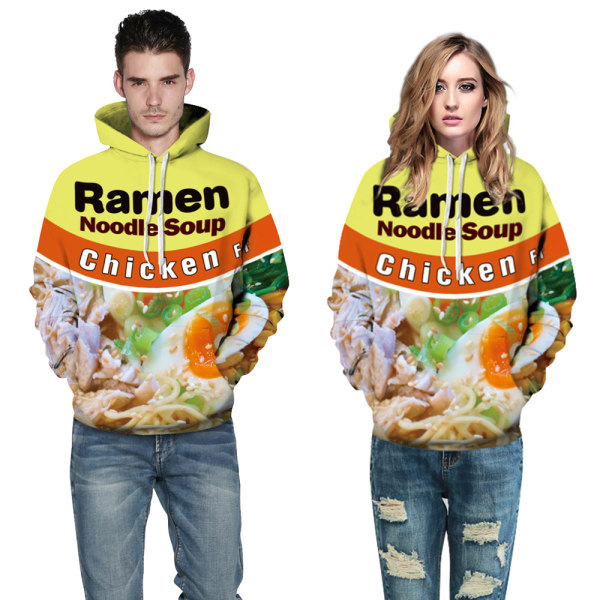 3D Ramen hættetrøje chicken L