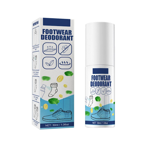 Fot Skodeodorant Spray Luktfjerner for Føtter