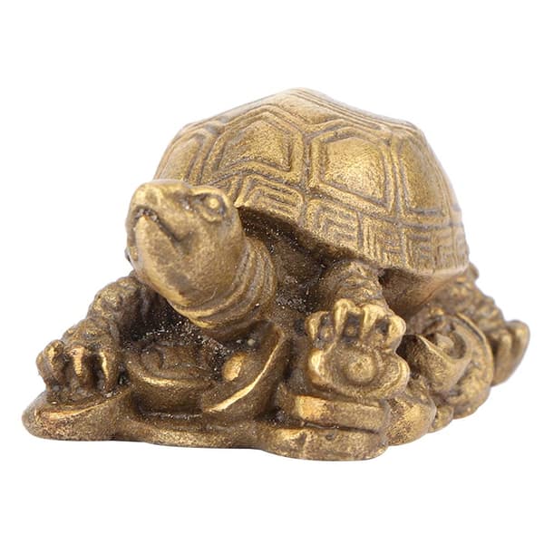 Kinesisk brons Lucky Tortoise Craft Dekoration