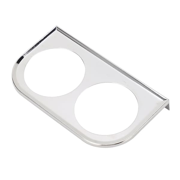 2 huller 52 mm 2-1/16 tommer Universal Metal Bilmåler Panel Meter Sølv