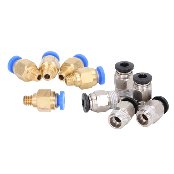 20 stk. 3D-skriver Pneumatisk kobling PC4-M6 PC4-10 Tilbehørssett for Creality Ender 3