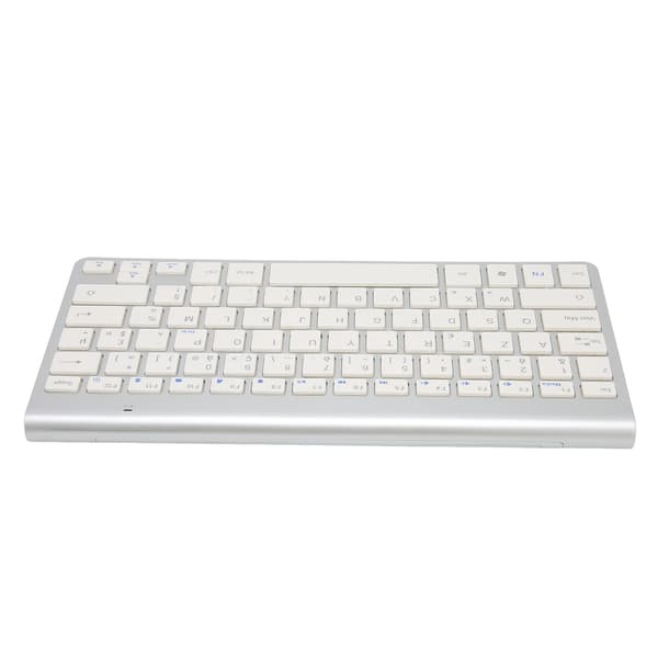 Trådløst tastatur, bærbar 2,4g Plug and Play, tosproget fransk engelsk til stationær computer, bærbar computer, tablet